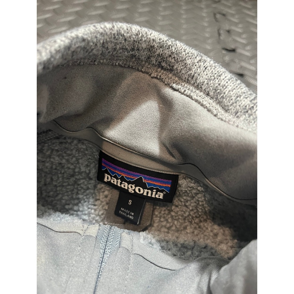 Patagonia Better Sweater Women S Gray Heathered Quarter Zip Fleece 25617 - Picture 3 of 8